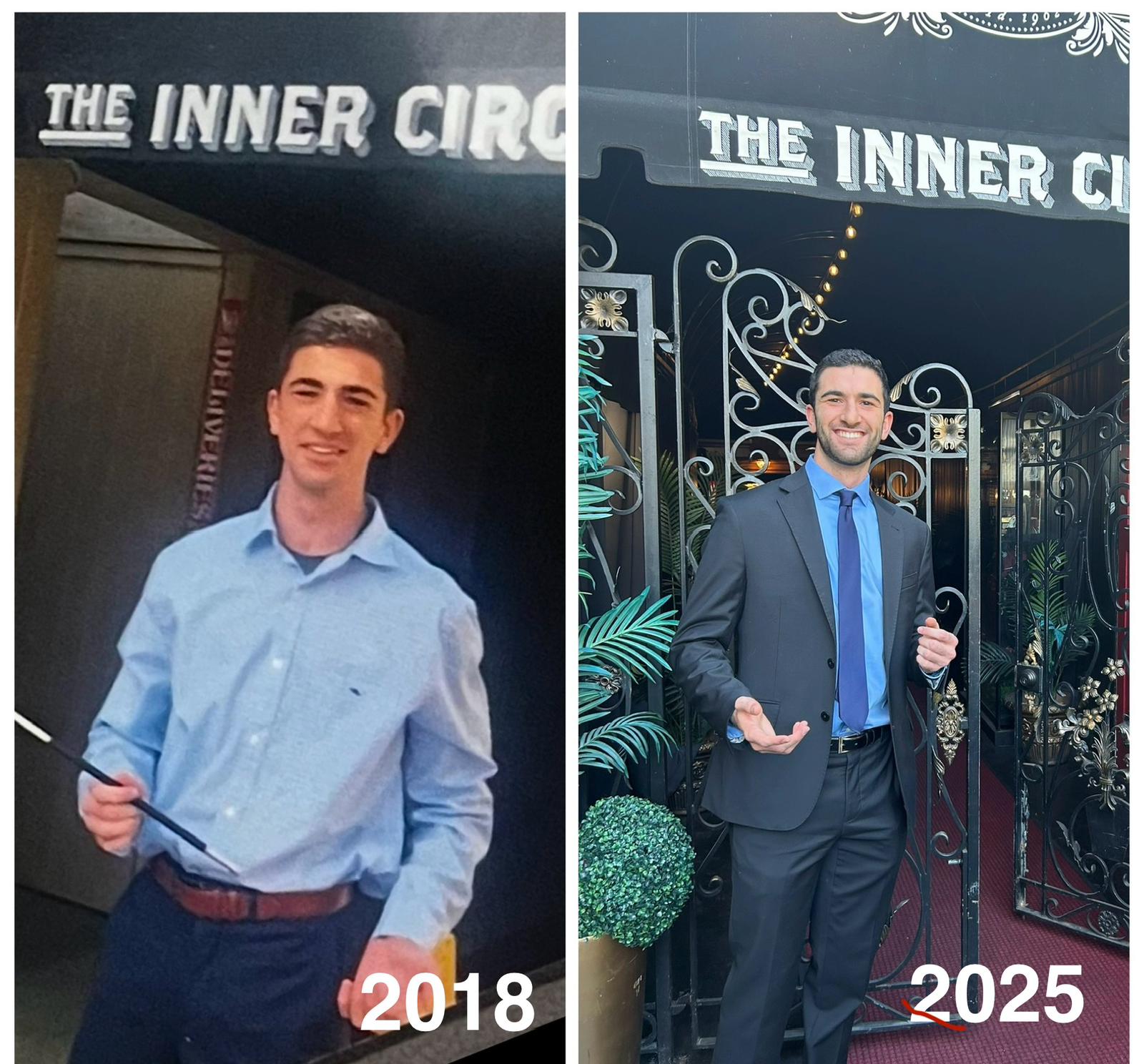 Justin at The Magic Castle, 2018 and 2025
